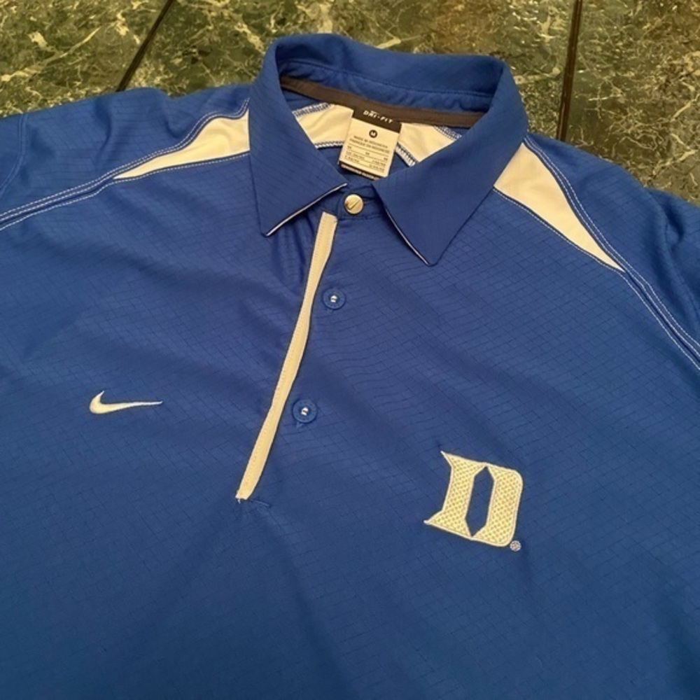 Nike Dri-Fit Mens Duke‎ Blue Devils Polo - Picture 2 of 7